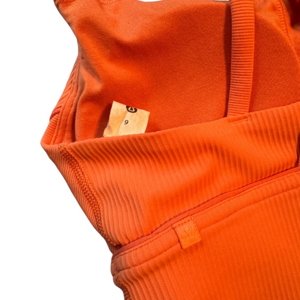 Lululemon Athletica Strappy Orange Sports Bra - Picture 4 of 4